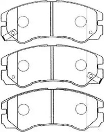 Комплект тормозных колодок AISIN J1N008